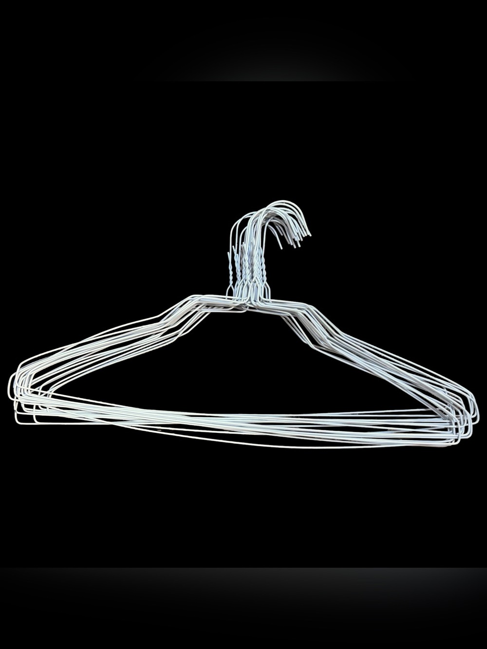 ~BUNDLE ONLY~White Wire Hangers - Set of 20 Metal Clothes Hangers